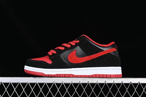 All categories Nk SB Dunk series Nk SB Dunk Low low-top sneakers Nk SB Dunk Low Pro black and red SB smashed backboard fashion casual sneakers 304292-039